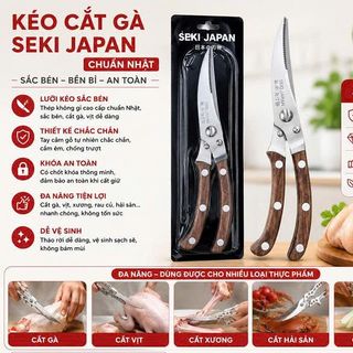 KÉO CẮT GÀ SEKI JAPAN CHUẨN NHẬT (T100)