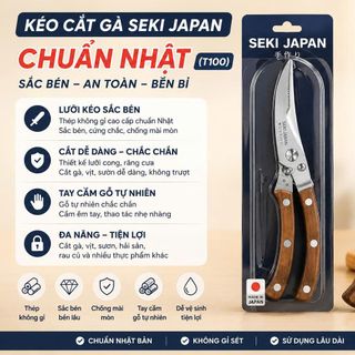 KÉO CẮT GÀ SEKI JAPAN CHUẨN NHẬT (T100)