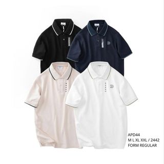 ÁO POLO NAM PHỐI BO DORMAX.   Chất vải CVC cao cấp dày dặn, mắt dệt tinh tế giúp giữ form áo cực tốt.