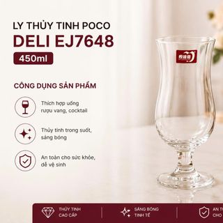LY THUỶ TINH POCO 450ml DELI EJ7648 (T48)