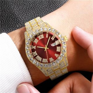 Đồng Hồ Nam King Ruby Đính Đá Cao Cấp ĐH39