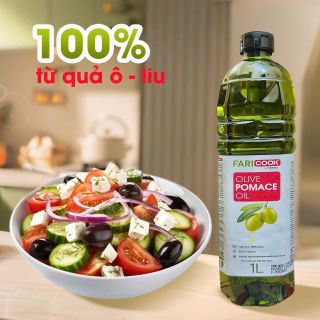 Dầu Oliu Pomace Oil Faricook 1L - Thùng 12 chai