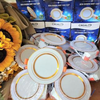 CREALED ĐÈN ÂM TRẦN 9W PHI 90 NGUỒN TENTA ĐẾ NHÔM ĐÚC SIÊU BỀN BẢO HÀNH 2 NĂM