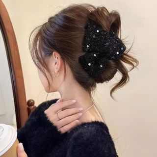 GẤP TÓC TAM GIÁC FULL KIM SA ĐEN