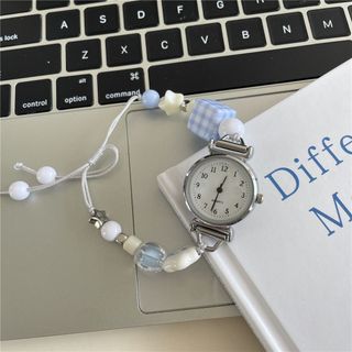 Đồng Hồ Nữ Vòng Tay Hạt Pastel Dễ Thương ĐH51