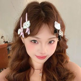 Kẹp tóc xước hello Kitty dài cute ( Hàng Giá Tận xưởng )