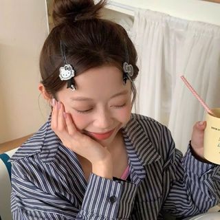 Kẹp tóc xước hello Kitty dài cute ( Hàng Giá Tận xưởng )