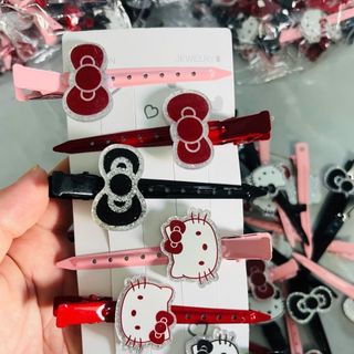 Kẹp tóc xước hello Kitty dài cute ( Hàng Giá Tận xưởng )