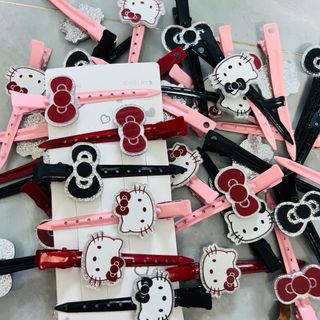 Kẹp tóc xước hello Kitty dài cute ( Hàng Giá Tận xưởng )