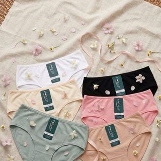 Quần lót nữ cotton cao cấp dành cho bé gái VATINA Q051 viền thun mềm mại không gấy cấn kiểu ôm đùi