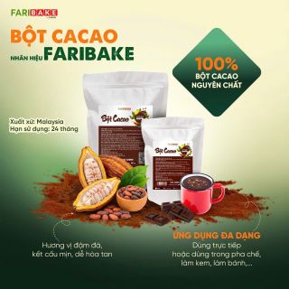 Bột ca cao Faribake 1kg - Thùng 10kg