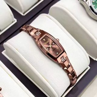 Đồng Hồ Nữ Mặt Chữ Nhật Vàng Sang Trọng ĐH60