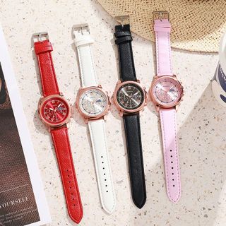 Đồng Hồ Nữ Geneva Classic Dây Da Thời Trang ĐH45