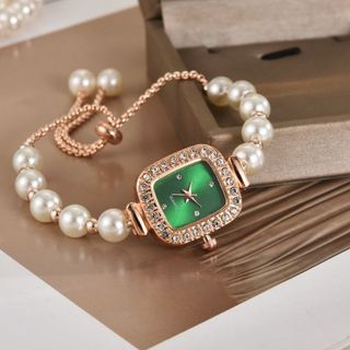 Đồng Hồ Nữ Ngọc Trai Rose Gold Sang Trọng ĐH49