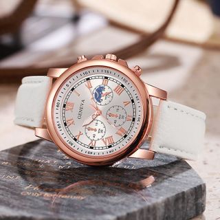 Đồng Hồ Nữ Geneva Classic Dây Da Thời Trang ĐH45