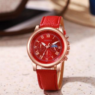 Đồng Hồ Nữ Geneva Classic Dây Da Thời Trang ĐH45