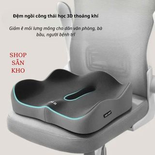 (BÁN SỈ) Đệm Lót Ghế Ô Tô Cao Su Non Nâng Chiều Cao, Cải Thiên Tầm Nhìn Chống Mỏi Hiệu Quả khaihuyauto