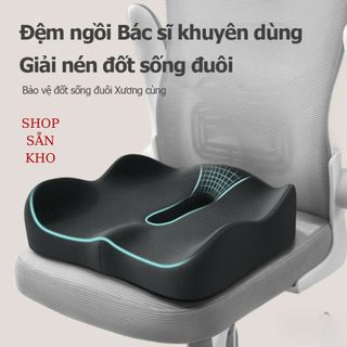 (BÁN SỈ) Đệm Lót Ghế Ô Tô Cao Su Non Nâng Chiều Cao, Cải Thiên Tầm Nhìn Chống Mỏi Hiệu Quả khaihuyauto