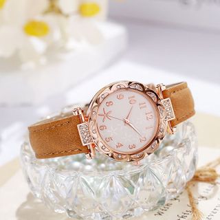Đồng Hồ Nữ Bella Rose Viền Đính Đá Cao Cấp ĐH38