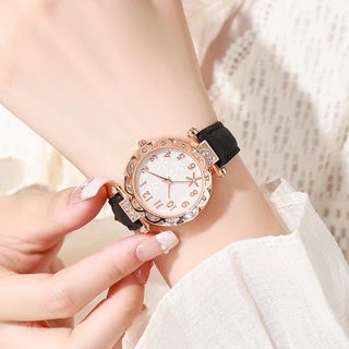 Đồng Hồ Nữ Bella Rose Viền Đính Đá Cao Cấp ĐH38