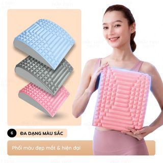 Dụng Cụ Massage Giãn Cơ 3 Trong 1, Hỗ Trợ Chỉnh Tư Thế Ngồi Đúng - Giảm Đau Lưng - Mỏi Cột Sống Tiện Dụng