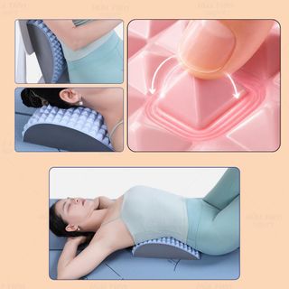 Dụng Cụ Massage Giãn Cơ 3 Trong 1, Hỗ Trợ Chỉnh Tư Thế Ngồi Đúng - Giảm Đau Lưng - Mỏi Cột Sống Tiện Dụng