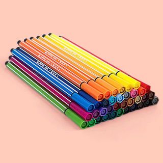 Bút dạ màu Guangbo 18-24-36 màu đầu mực ra đều, màu mực đậm, nhanh khô.
