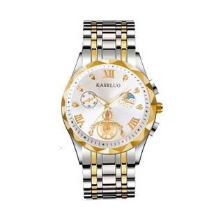 Đồng Hồ Nam KASRLUO Luxury Gold Silver ĐH40