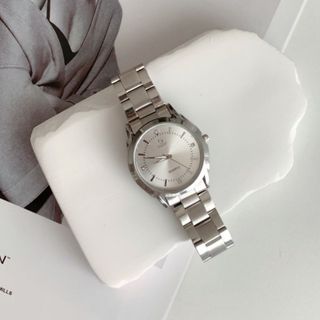 Đồng Hồ Nam Luxury Silver Minimalist ĐH42