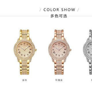 Đồng Hồ Nữ Đính Đá Luxury Rose Gold ĐH59