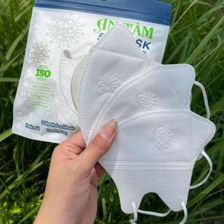 10 chiếc Khẩu Trang 5D An Tâm TRẮNG