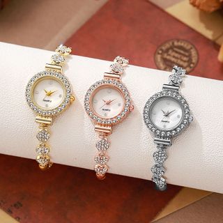 Đồng Hồ Nữ Đính Đá Luxury Crystal Bracelet ĐH37