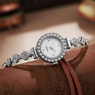 Đồng Hồ Nữ Đính Đá Luxury Crystal Bracelet ĐH37