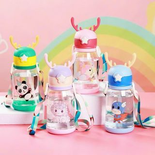 Bình nhựa đựng nước cho bé hình hươu 600ml
