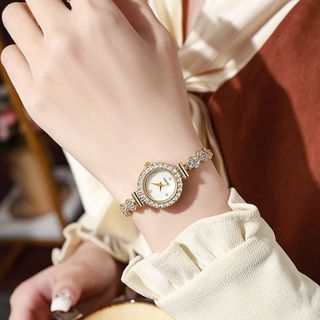 Đồng Hồ Nữ Đính Đá Luxury Crystal Bracelet ĐH37