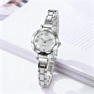 Đồng Hồ Nữ Quartz Dây Kim Loại Nhẹ Tay ĐH61