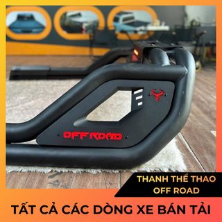Thanh Thể Thao Off Road 2 Ống Đôi Cho Xe Bán Tải Ranger, Hilux, Triton, BT50, Colorado, Dmax, Navara – Form Ngầu, Chắc Chắn, Chuẩn Xe