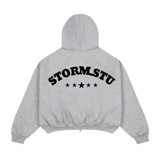 ÁO KHOÁC FORM RỘNG CÂNH DƠI IN CHỮ NỔI STORMSTU CÁ TÍNH PHONG CÁNH.