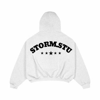 ÁO KHOÁC FORM RỘNG CÂNH DƠI IN CHỮ NỔI STORMSTU CÁ TÍNH PHONG CÁNH.