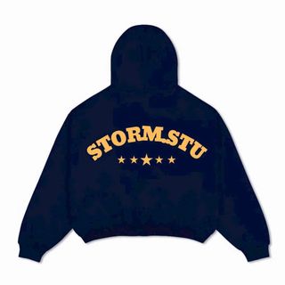 ÁO KHOÁC FORM RỘNG CÂNH DƠI IN CHỮ NỔI STORMSTU CÁ TÍNH PHONG CÁNH.