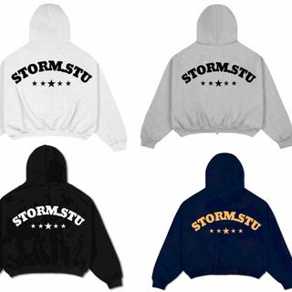 ÁO KHOÁC FORM RỘNG CÂNH DƠI IN CHỮ NỔI STORMSTU CÁ TÍNH PHONG CÁNH.
