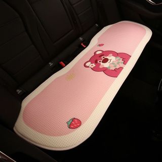 (BÁN SỈ) Bộ Lót Ghế Tản Nhiệt Hoạt Hình , Gấu Dâu Lotso Dễ Thương , Đệm Ghế Ô Tô, Đệm Lót Ghế Chống Trợt, Thoáng Khí