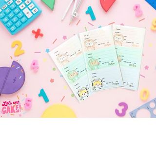 Nhãn vở Maple CUTE PET, COOL DINO 50 tập/ 1 lốc