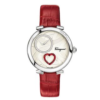 SALE ĐỒNG HỒ NỮ CAO CẤP SALVATHO COURE DÂY DA MẶT TRÁI TIM
