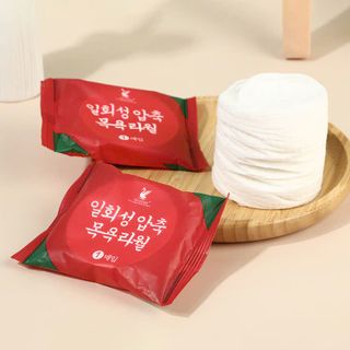 Khăn Nén Viên Đỏ 50gr FULL VAT