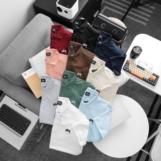 Mẫu áo polo nam. Áo chất xuất dư 100% cotton, đường may tỉ mỉ chuẩn xuất khẩu.