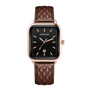 Đồng Hồ Nam Ourstart Classic – Dây Da Caro Sang Trọng ĐH64