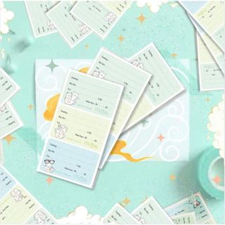 Nhãn vở Mc.ple Hello World, Meow Meow 50 tập/ 1 lốc