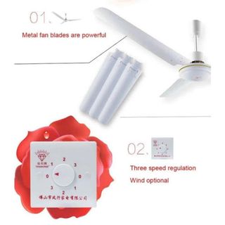 QUẠT TRẦN 3 CÁNH CẮM ĐIỆN 220V DIAMOND FC7056