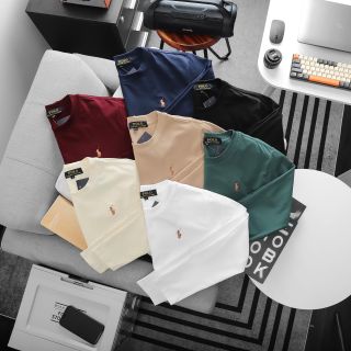 Áo thun dài tay nam. Áo dài tay Polo  Chất vải cotton 4c mịn mát.